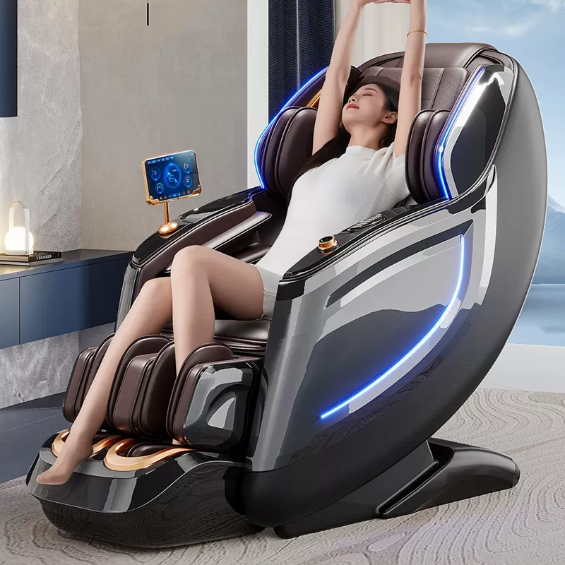 Luxury Modern Zero Gravity Electric Massage Chair with Kneading & Foot Shiatsu thumbnail 5